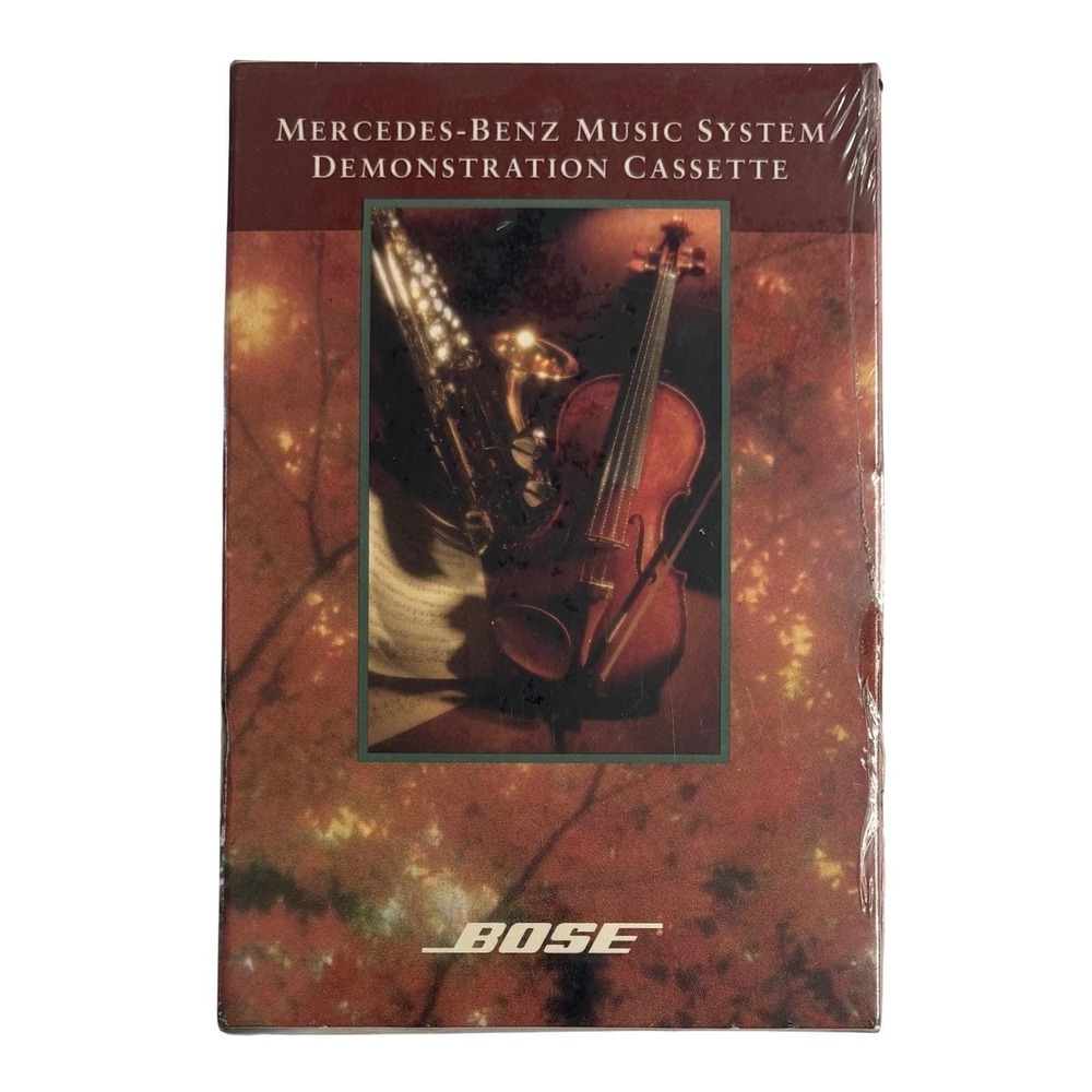 Mercedes-Benz Bose Music System Demonstration Cassette Tape Vintage Sealed